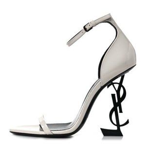 Saint Laurent Opyum 85 High Heel Ankle Strap Sandals Size 38.5 (8.5 US)